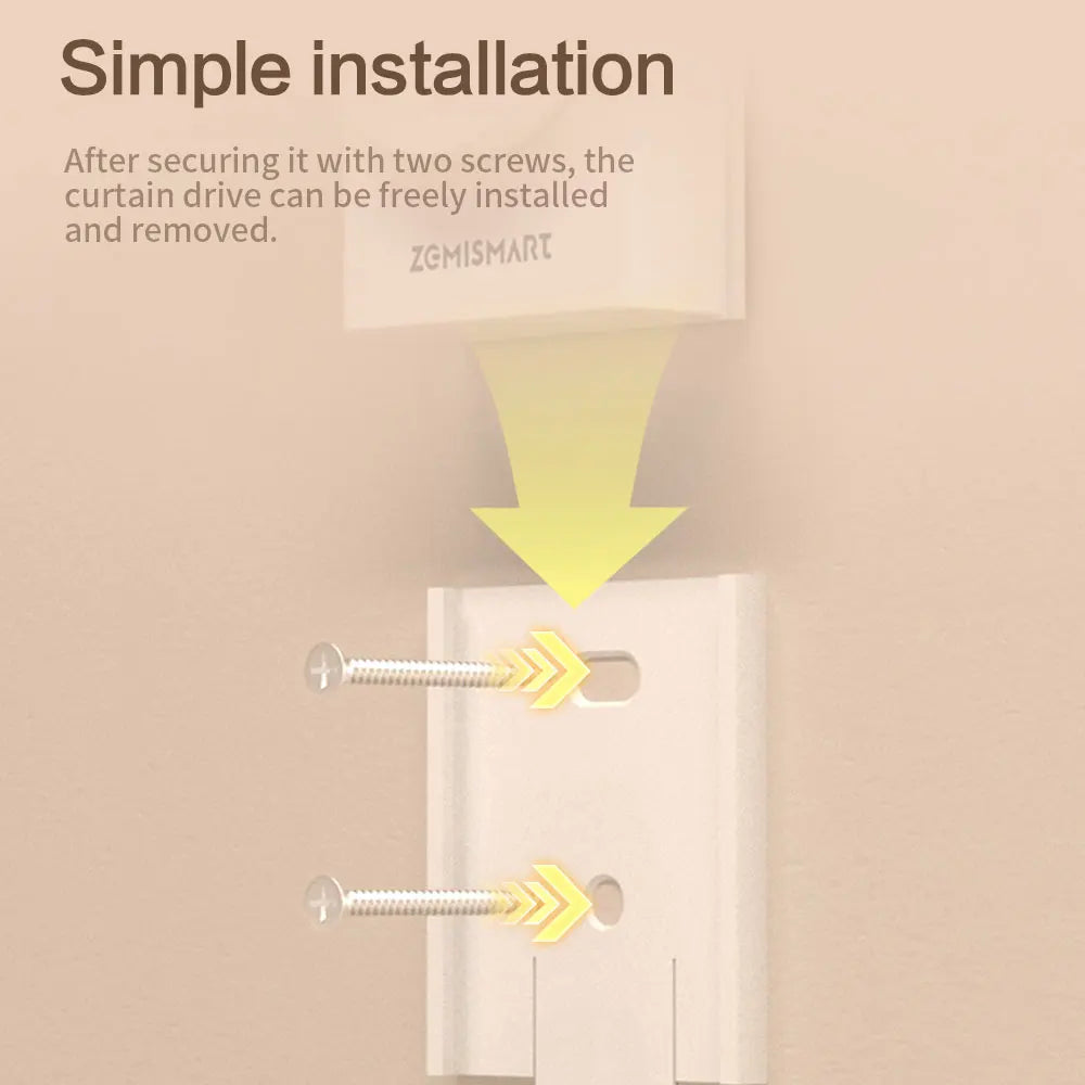 Zemismart Matter Thread Smart Roller Shade Driver Rechargeable Motor Knob Control Work with Homekit Google Home Smartthings App