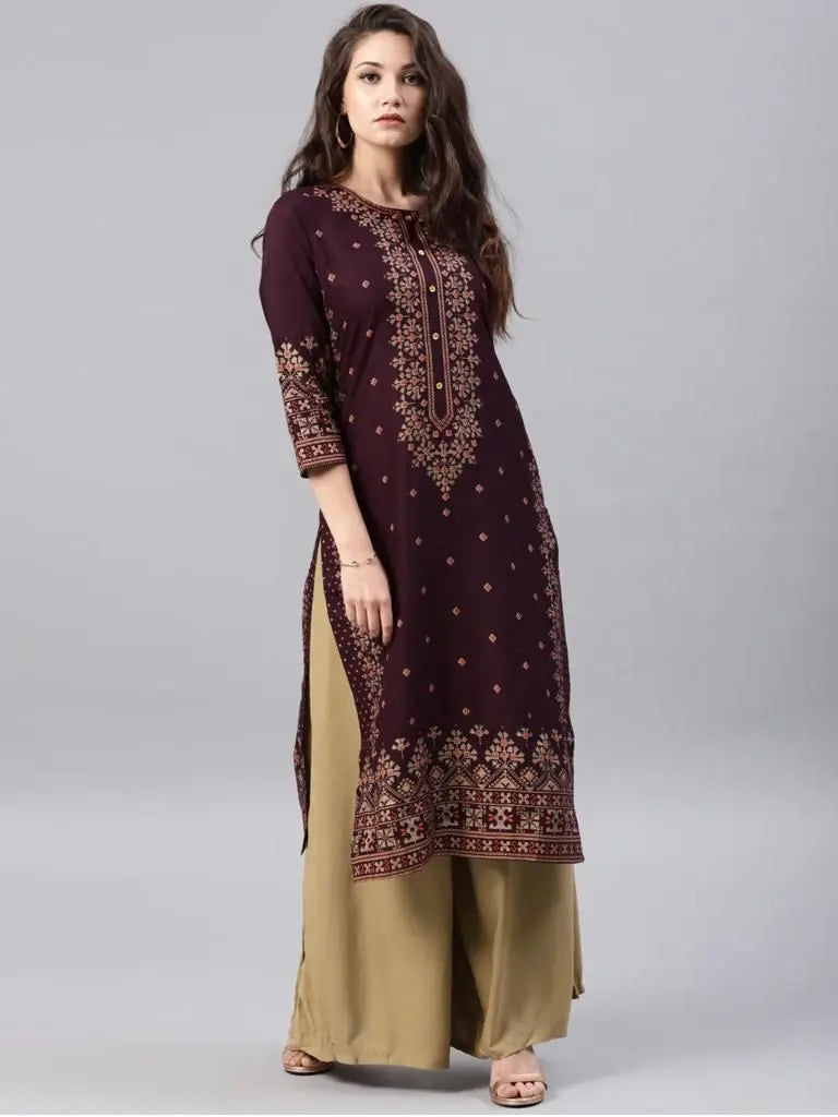 Elegant Women Peacock Pattern Polyester Abaya Dress