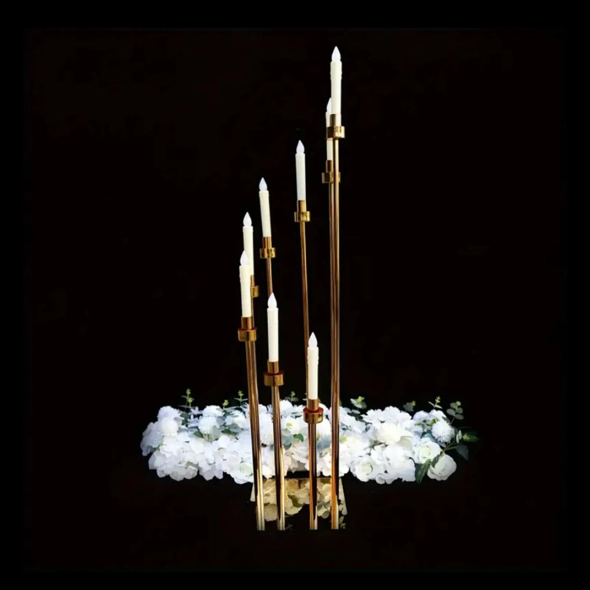 Elegant Metal Candle Holder For Wedding Centerpiece Decor