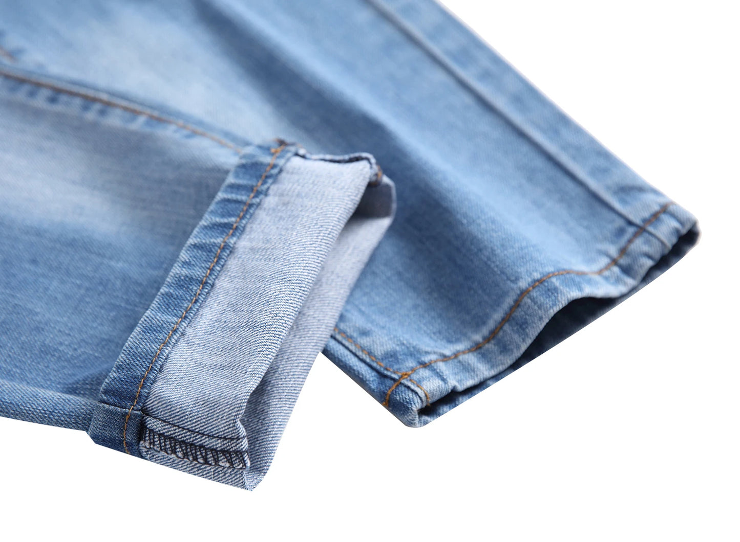 Men's Light Blue Jeans; Men's Fashionable Distressed Jeans; Party Suitable Jeans 305L