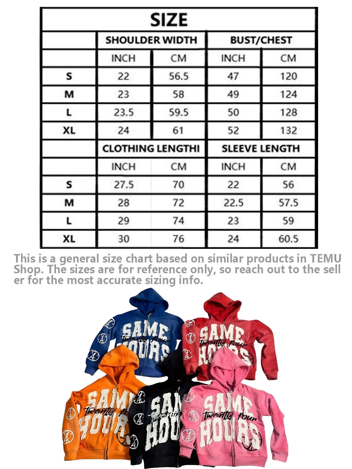 Men's Gothic Hoodies Harajuku Letter Printing Graffiti Sweatshirt Fashion Full Zip Streetwear