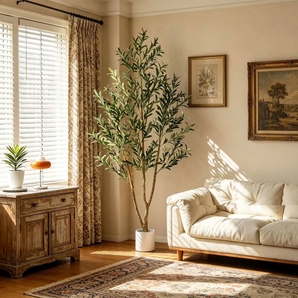 Olitree Artificial Olive Tree With Planter For Indoor Home Decor