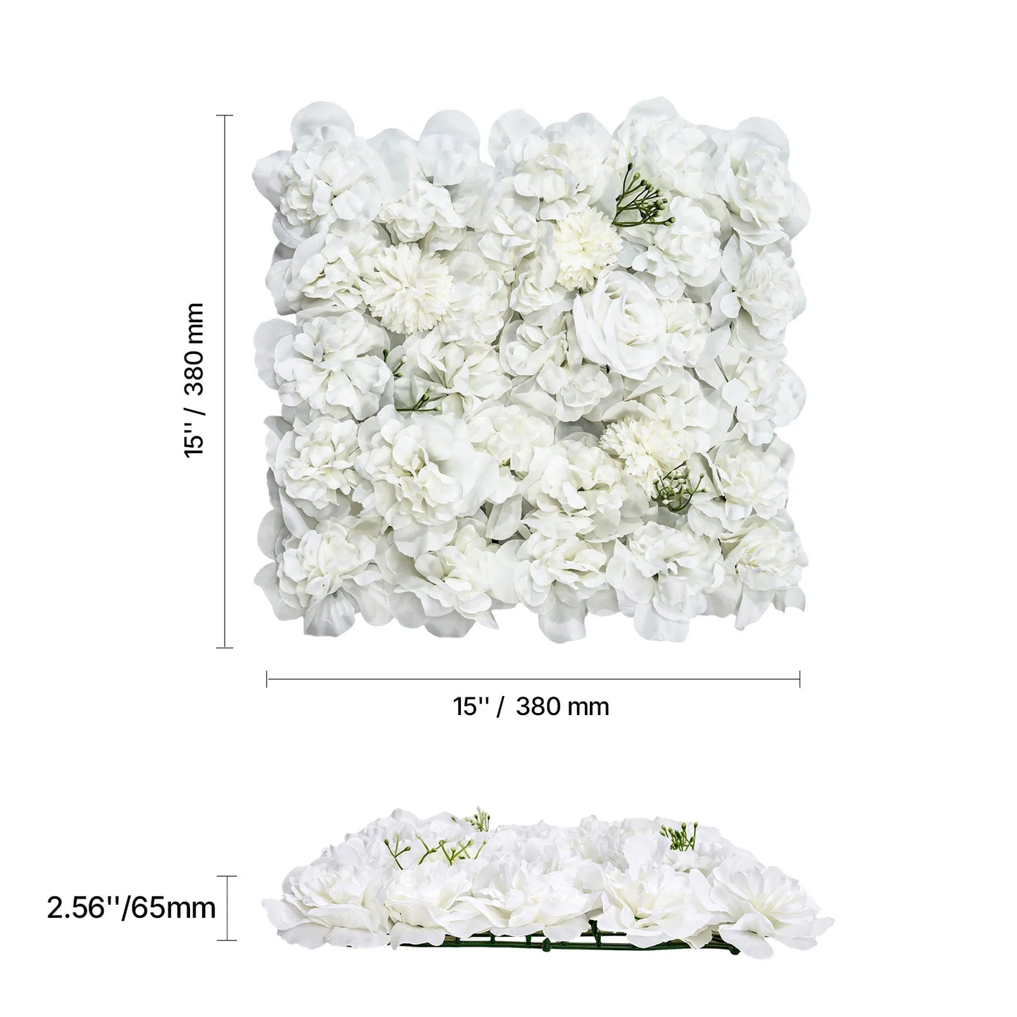Artificial Grass Wall Panels 3D Boxwood Privacy Backdrop