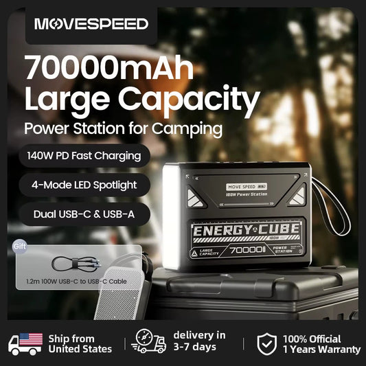 LED Camping Lantern 70000mAh Rechargeable Emergency Light