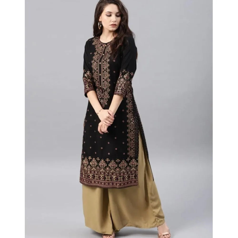 Elegant Women Peacock Pattern Polyester Abaya Dress