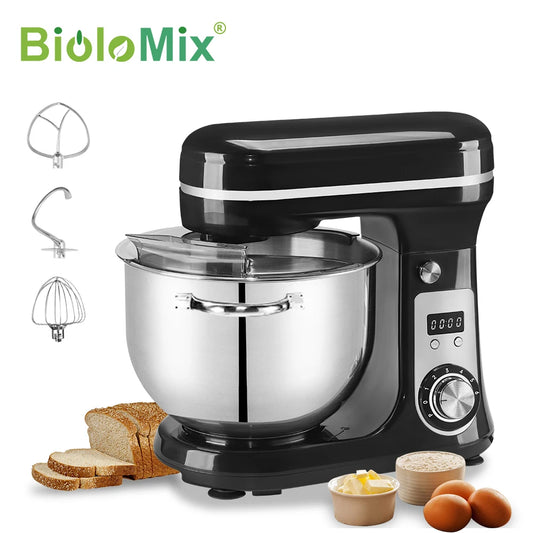 Biolomix 6-Speed Kitchen Stand Mixer and Blender With Quiet Motor