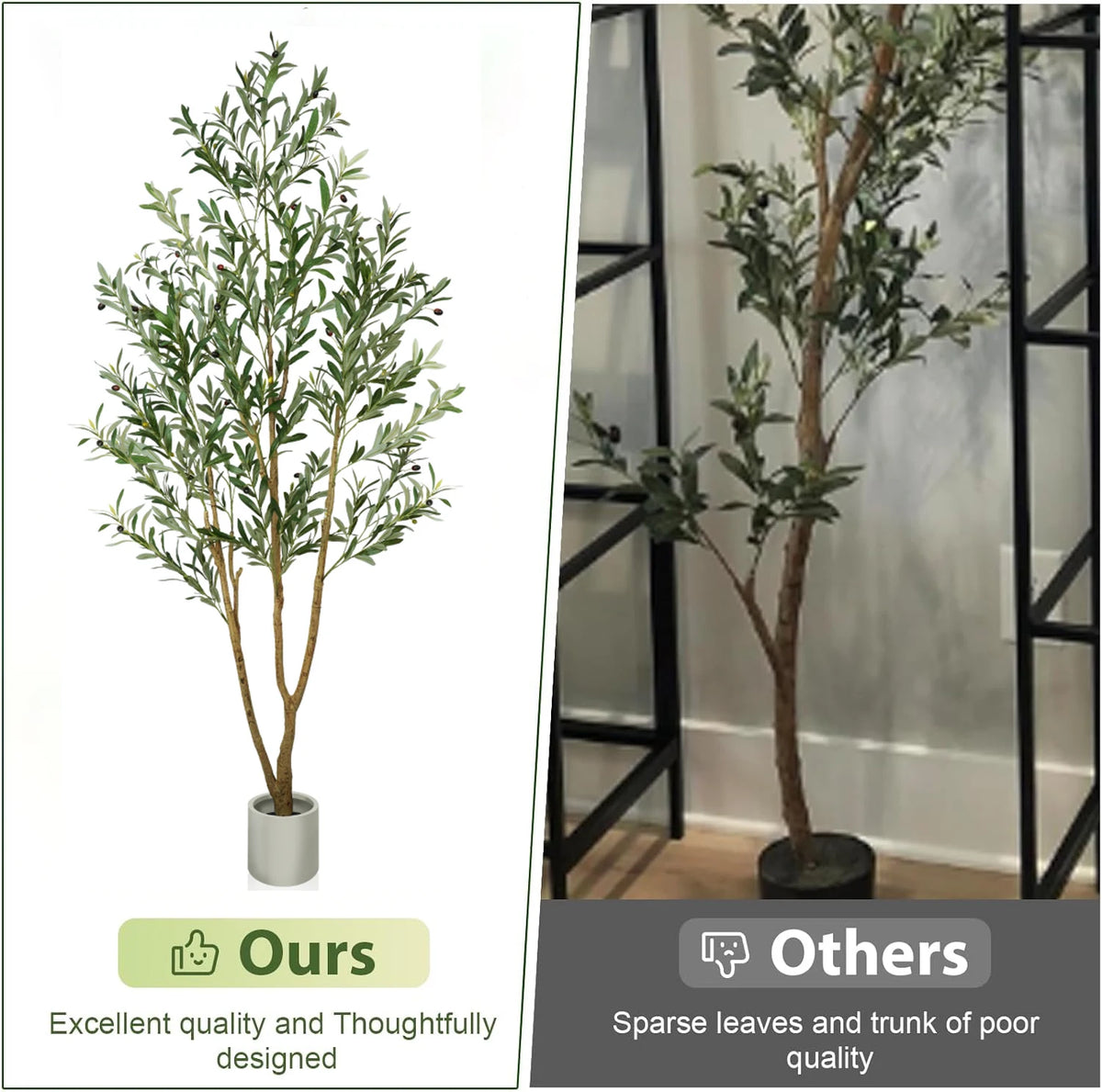 Olitree Artificial Olive Tree With Planter For Indoor Home Decor