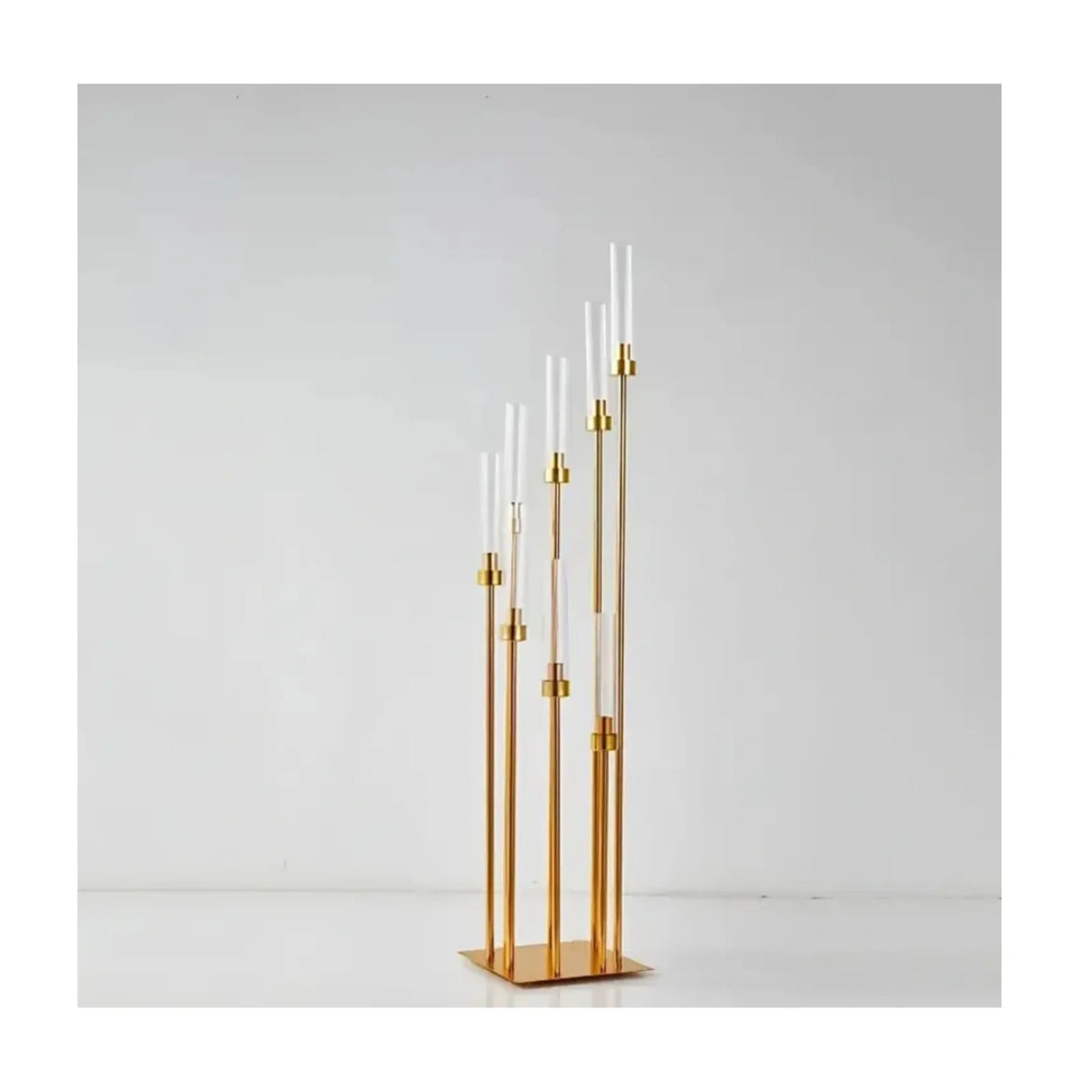 Elegant Metal Candle Holder For Wedding Centerpiece Decor