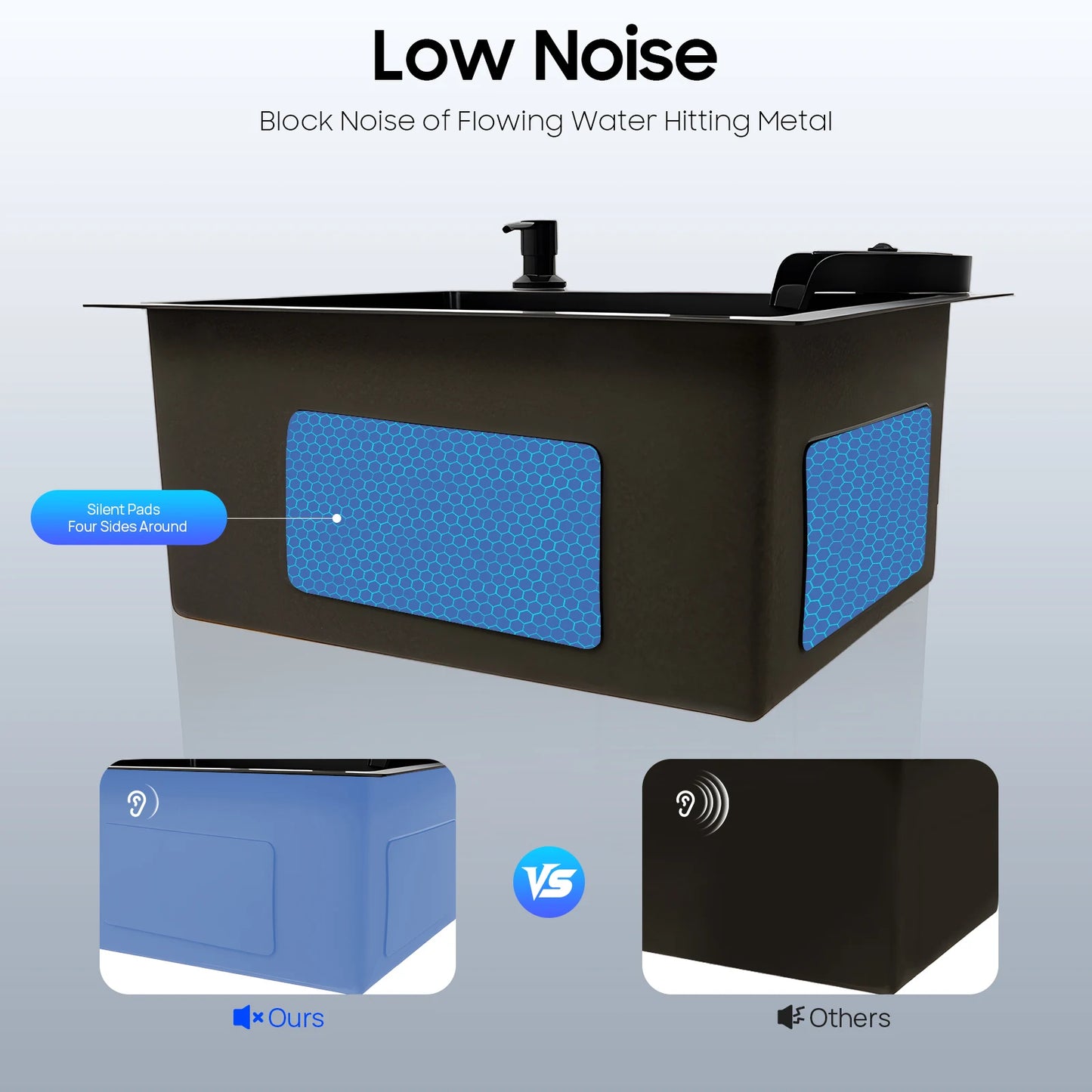 Multifunctional Kitchen Sink With Retractable Faucet And Soap Dispenser