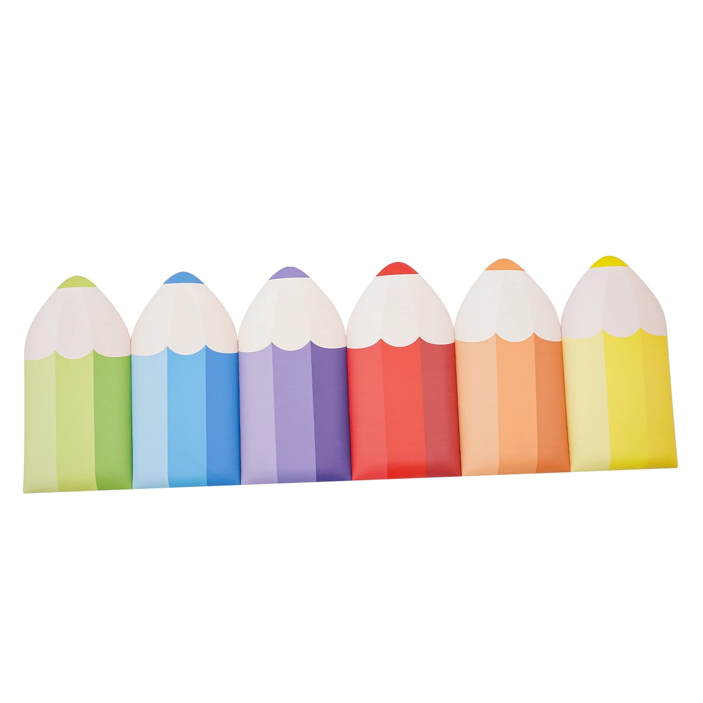 3D Pencil-Shaped Wall Padding for Kids 6-Piece Set