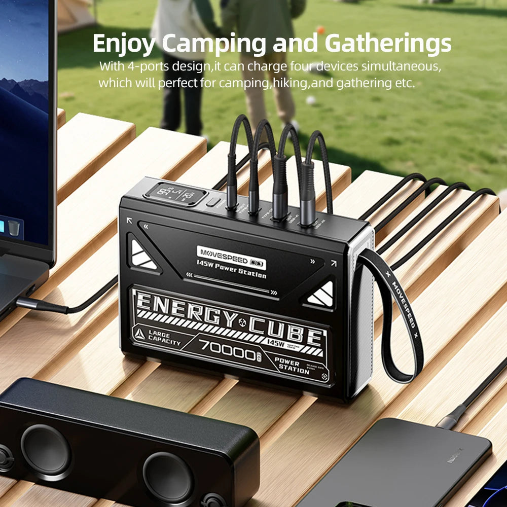 LED Camping Lantern 70000mAh Rechargeable Emergency Light