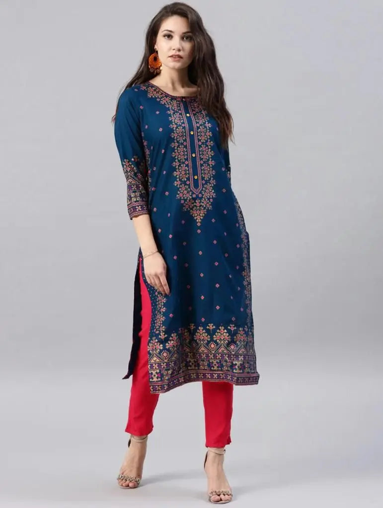 Elegant Women Peacock Pattern Polyester Abaya Dress