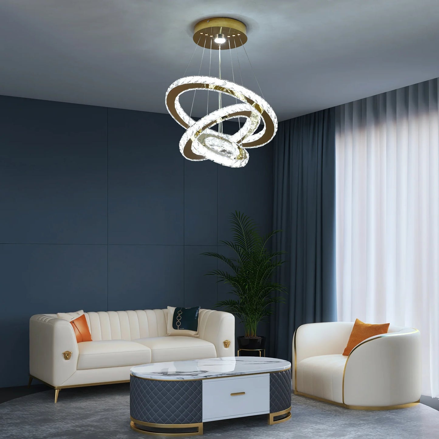 Vetrulus French Crystal Chandelier for Living Room