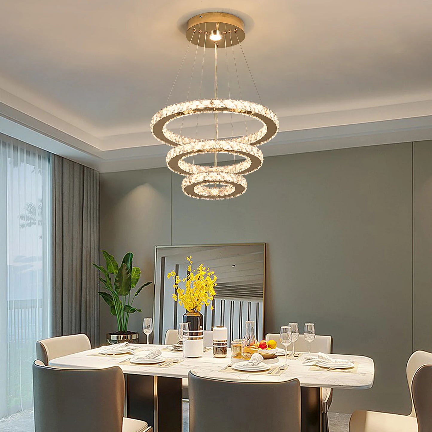 Vetrulus French Crystal Chandelier for Living Room