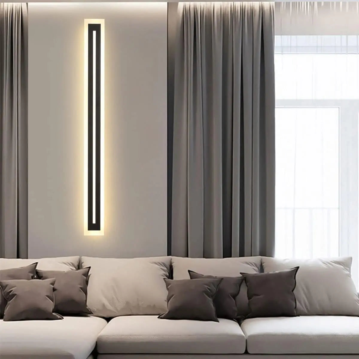 Modern Outdoor LED Wall Sconce Light Fixture IP67 Frosted Acrylic