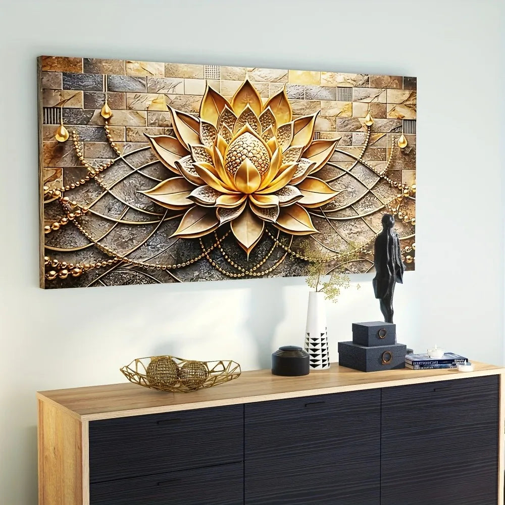 Modern Abstract Floral Canvas Art For Stylish Interior Decor