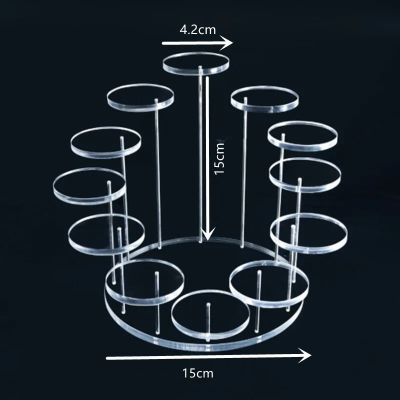 Transparent Acrylic Dessert Rack And Jewelry Display Stand