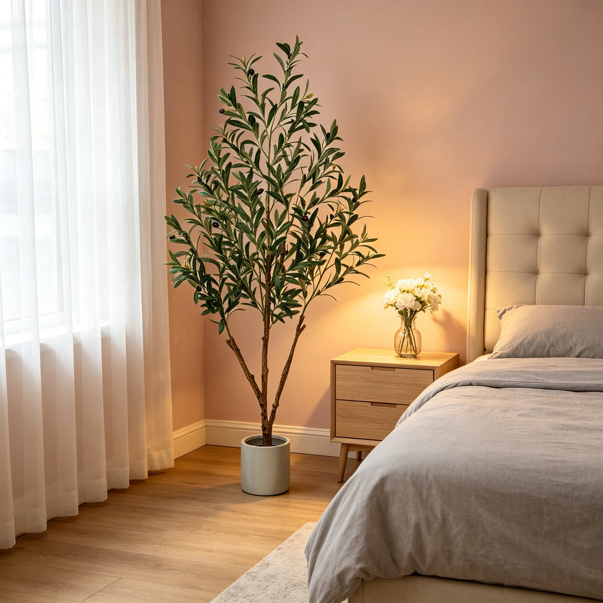 Olitree Artificial Olive Tree With Planter For Indoor Home Decor