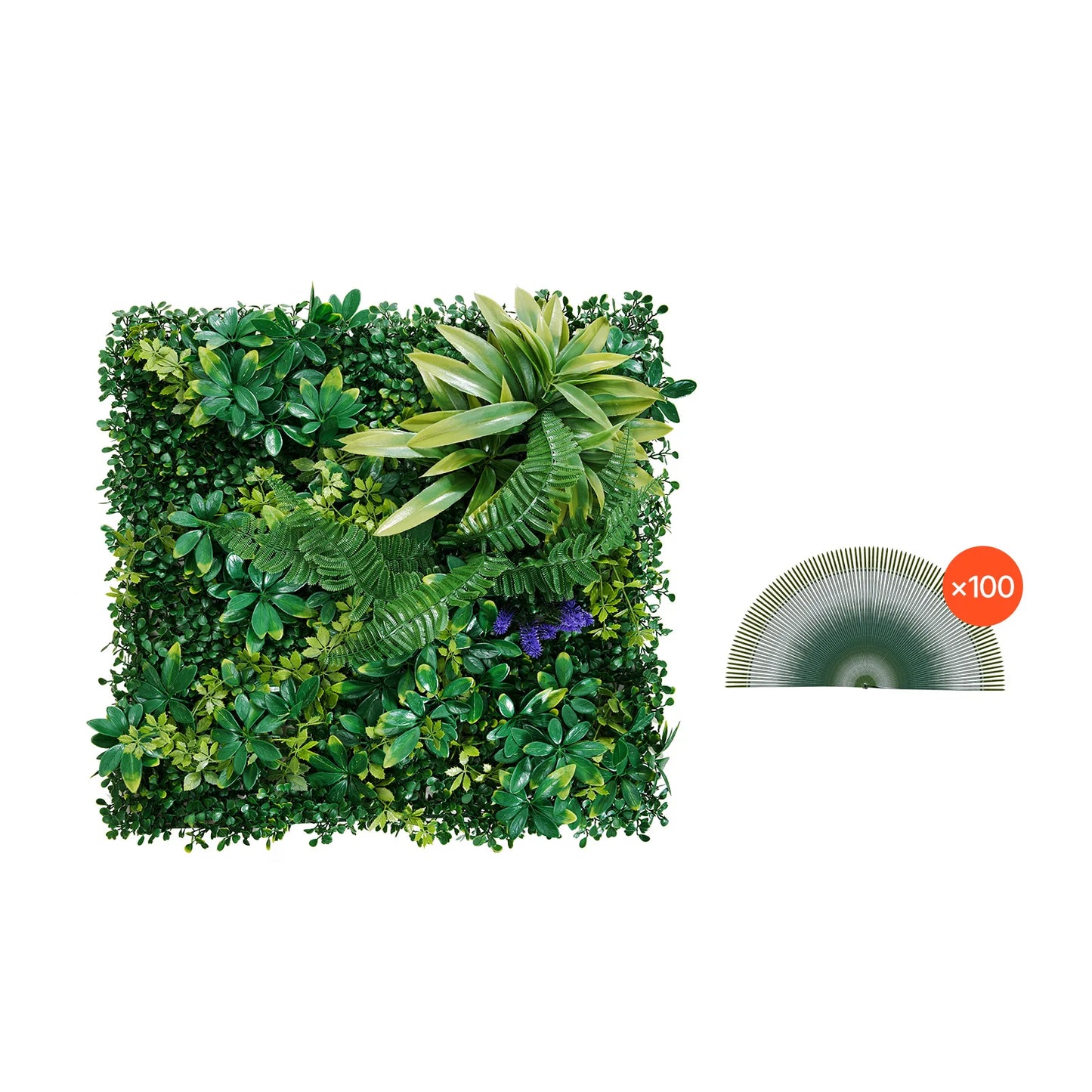 Artificial Grass Wall Panels 3D Boxwood Privacy Backdrop