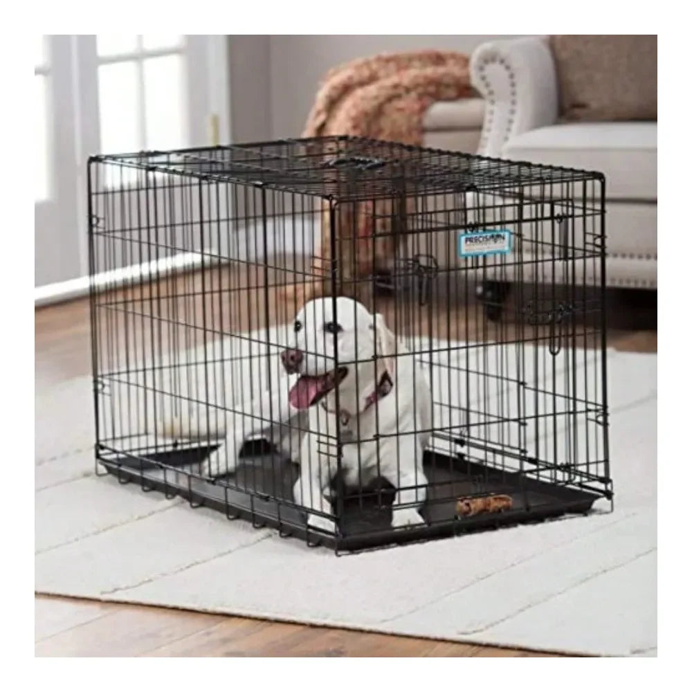 Dog Supplie Dog Pen Dog Playpen Two Door Provalue Wire Dog Crate 36 Inch For Pets 5070 Lbs With 5Point Locking System