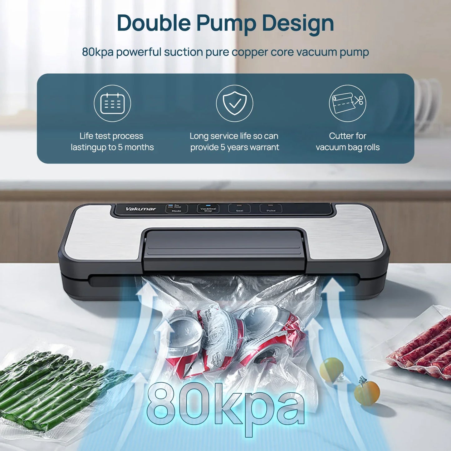 Vakumar VH1506 Vacuum Sealer Machine