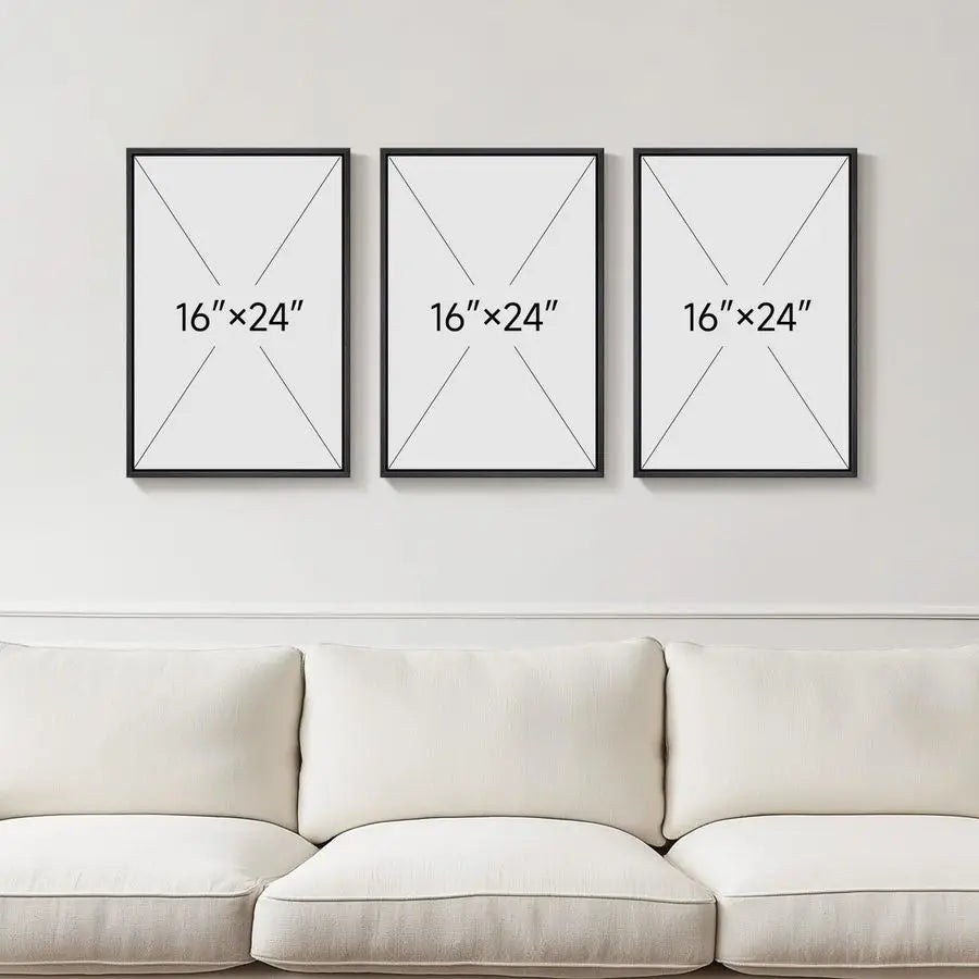 Neutral Abstract Wall Art, Set of 3 Modern Canvas Prints Paintings Artwork for Walls, Minimalist Black and Beige Pictures for Li