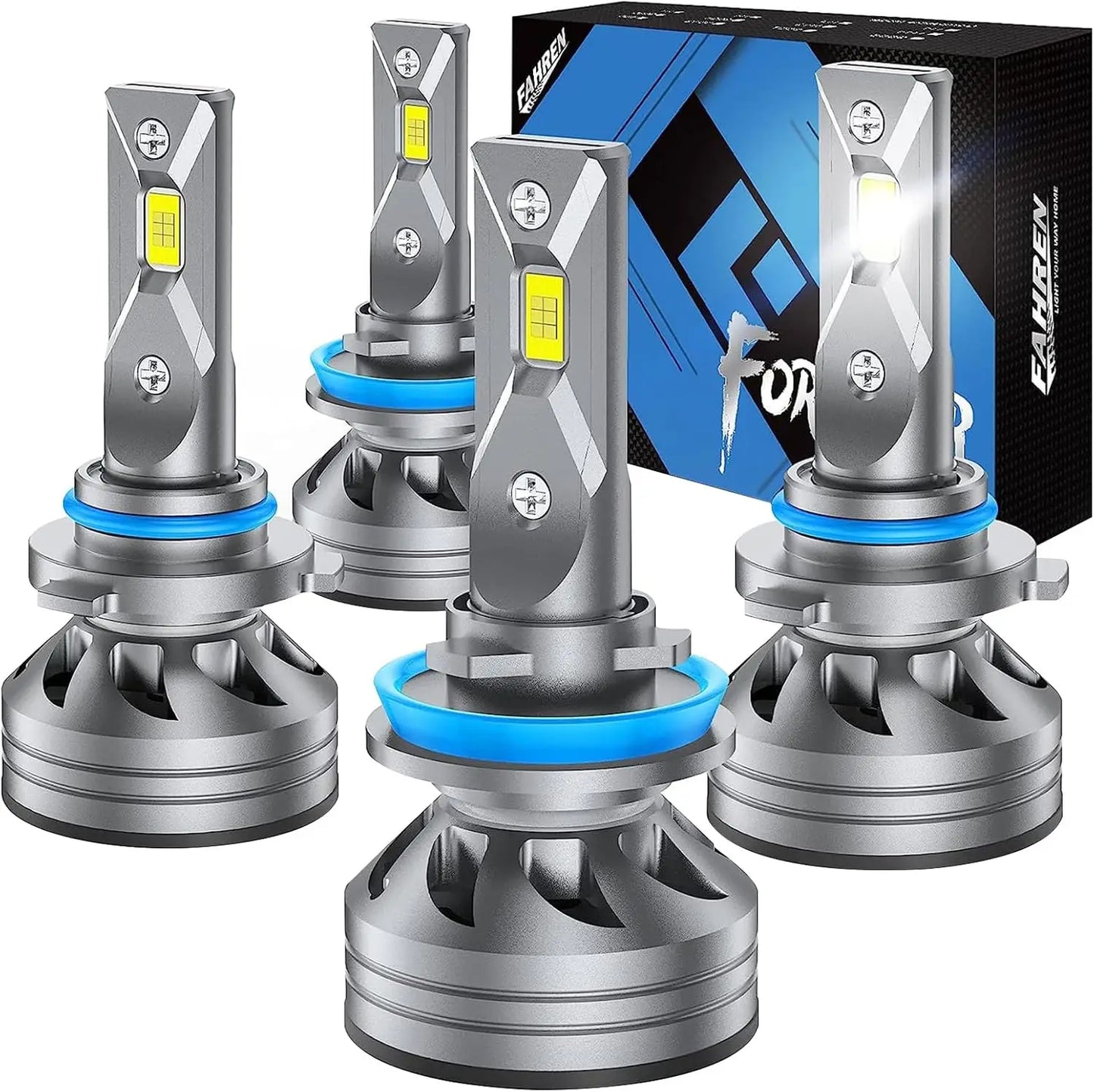 FAHREN LED FogLight Bulbs H11 H9 H8 9005 HB3 UltraBright